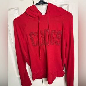 PINK Victoria's Secret Red UH COOGS‎ Hoodie Collegiate Collection Size Small